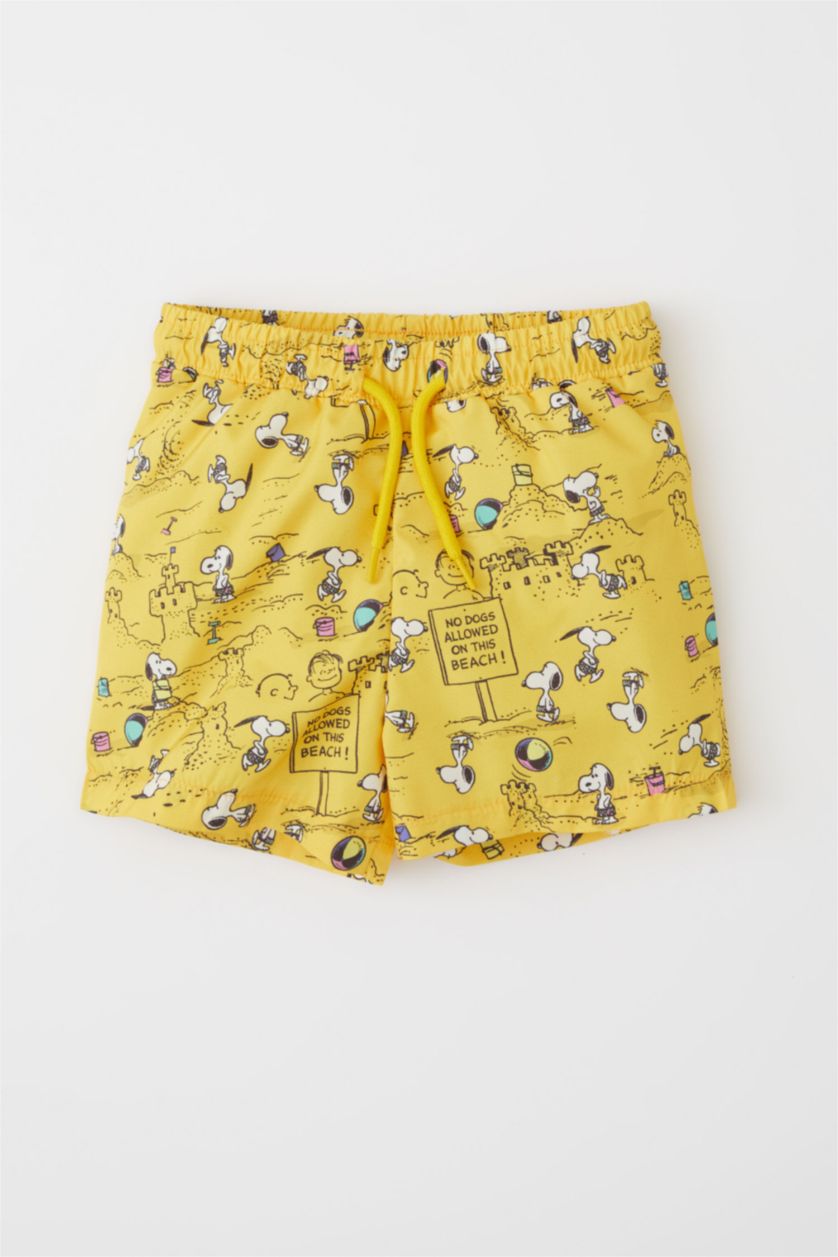 طفل صغير بيج فاتح طقم اولادي ميكرو من سنوبي