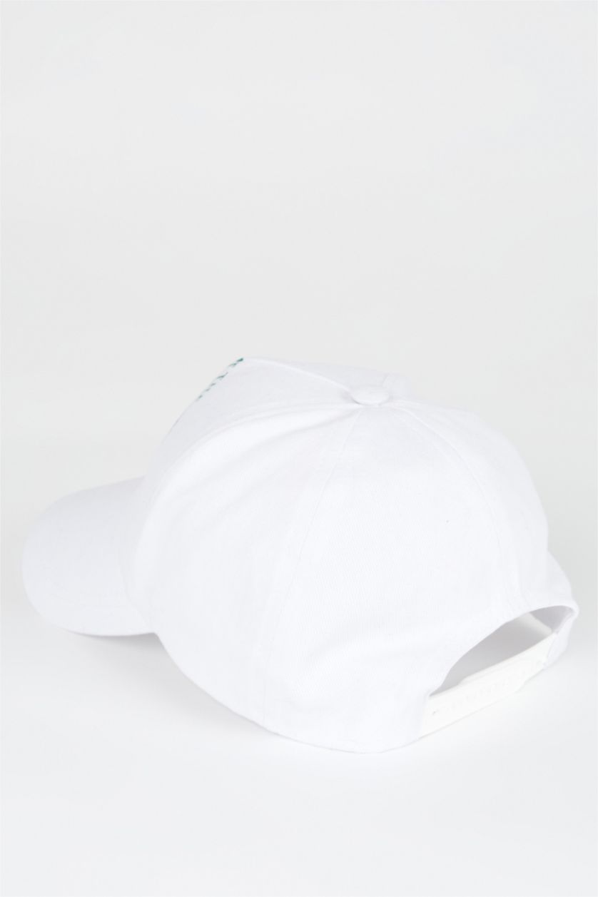 HOMME Blanc Casquette de baseball imprimée pour hommes