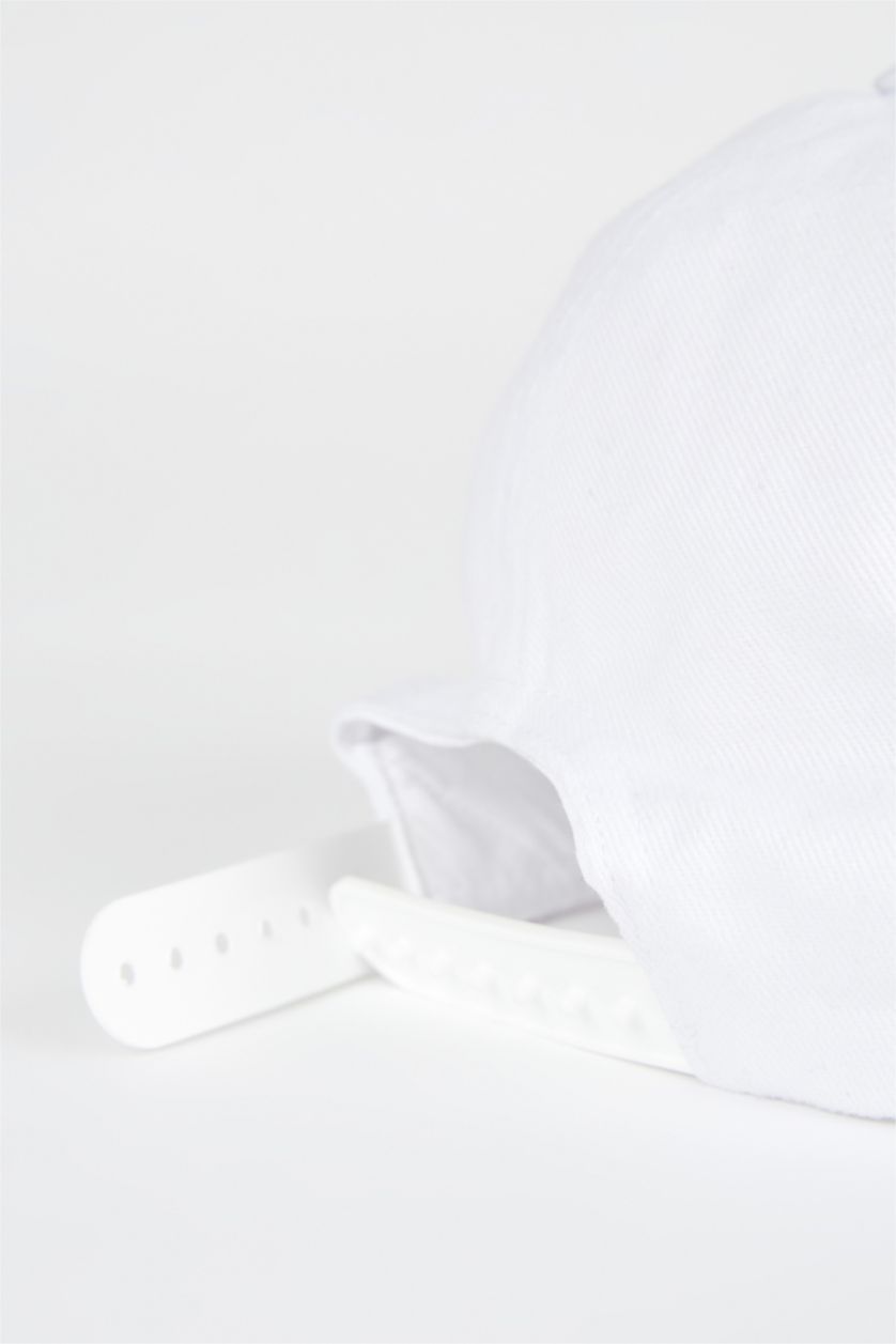 HOMME Blanc Casquette de baseball imprimée pour hommes