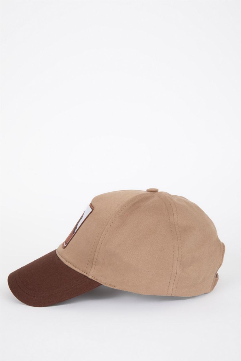 HOMME Beige Casquette Brodée Pour Homme