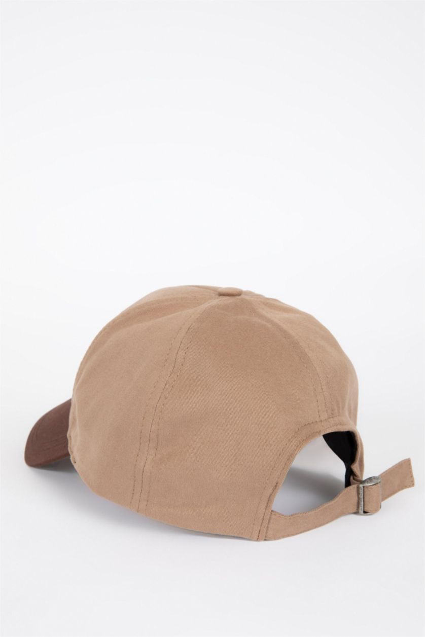 HOMME Beige Casquette Brodée Pour Homme