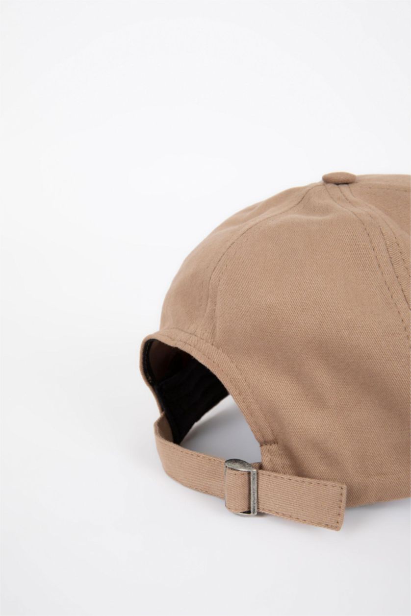 HOMME Beige Casquette Brodée Pour Homme