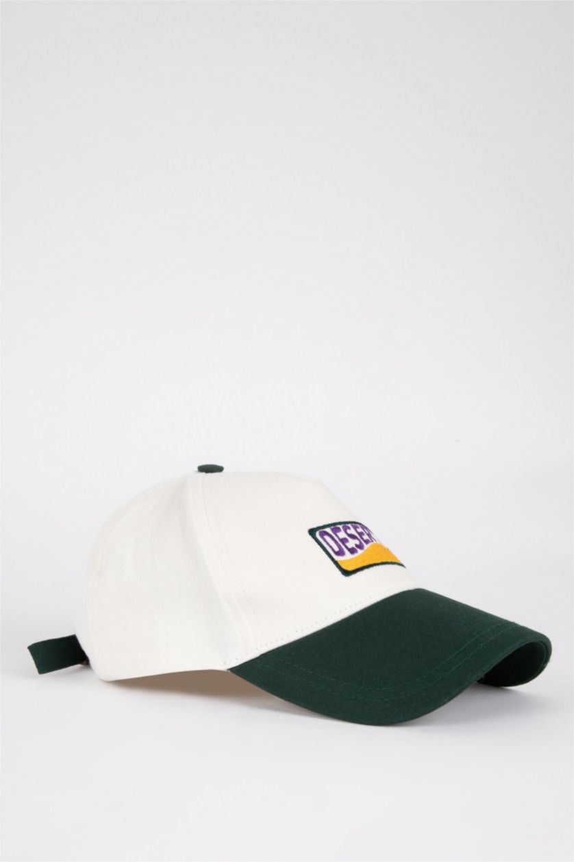 رجالي أخضر غامق قبعة كاب رجالي قطن