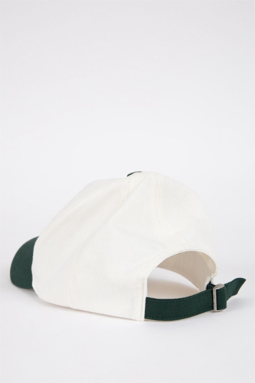 رجالي أخضر غامق قبعة كاب رجالي قطن