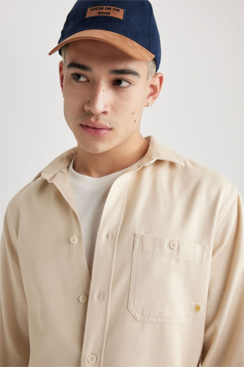 HOMME Marron Casquette en Daim à Couleurs Contrastées pour Homme