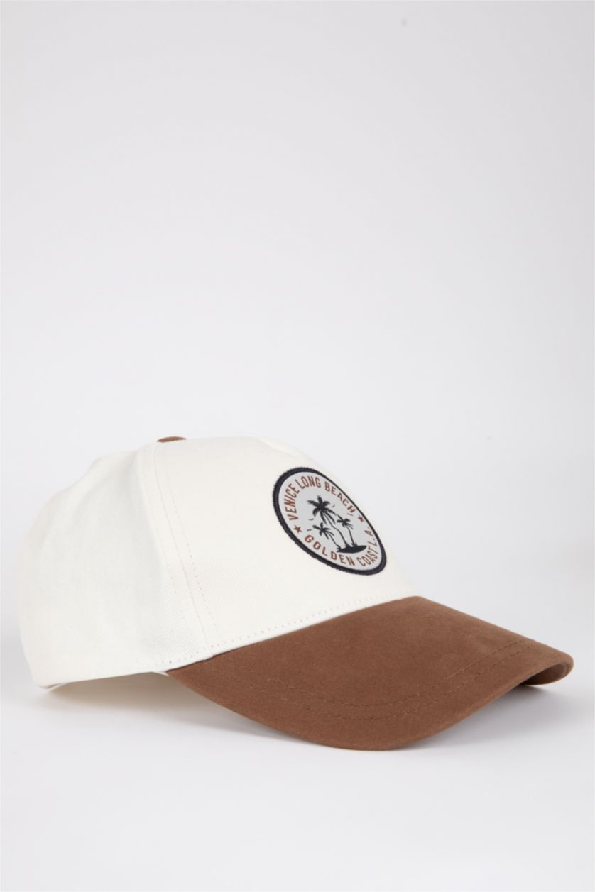 Erkek Kahve Erkek Pamuklu Cap Şapka