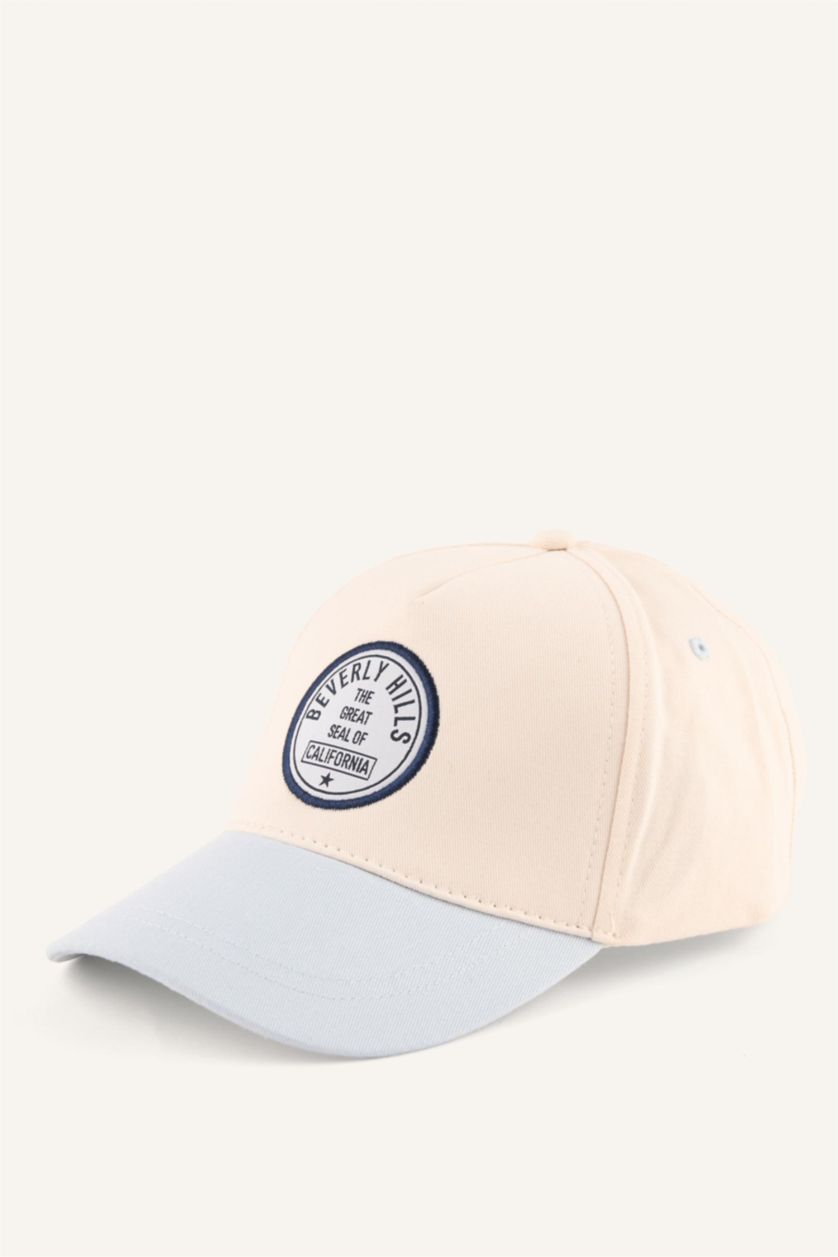 Erkek Mint Erkek Renk Bloklu Pamuklu Cap Şapka