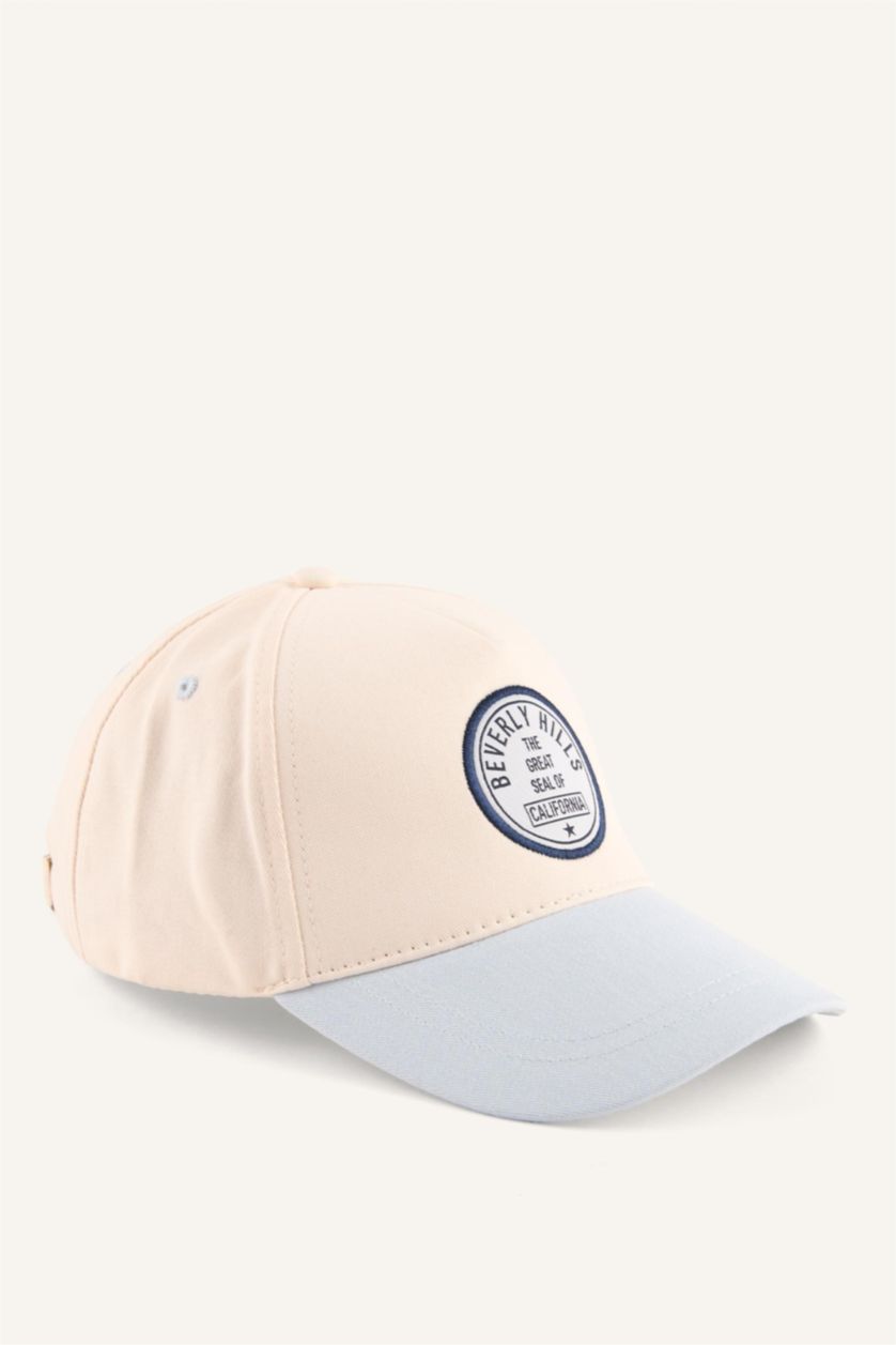 Erkek Mint Erkek Renk Bloklu Pamuklu Cap Şapka