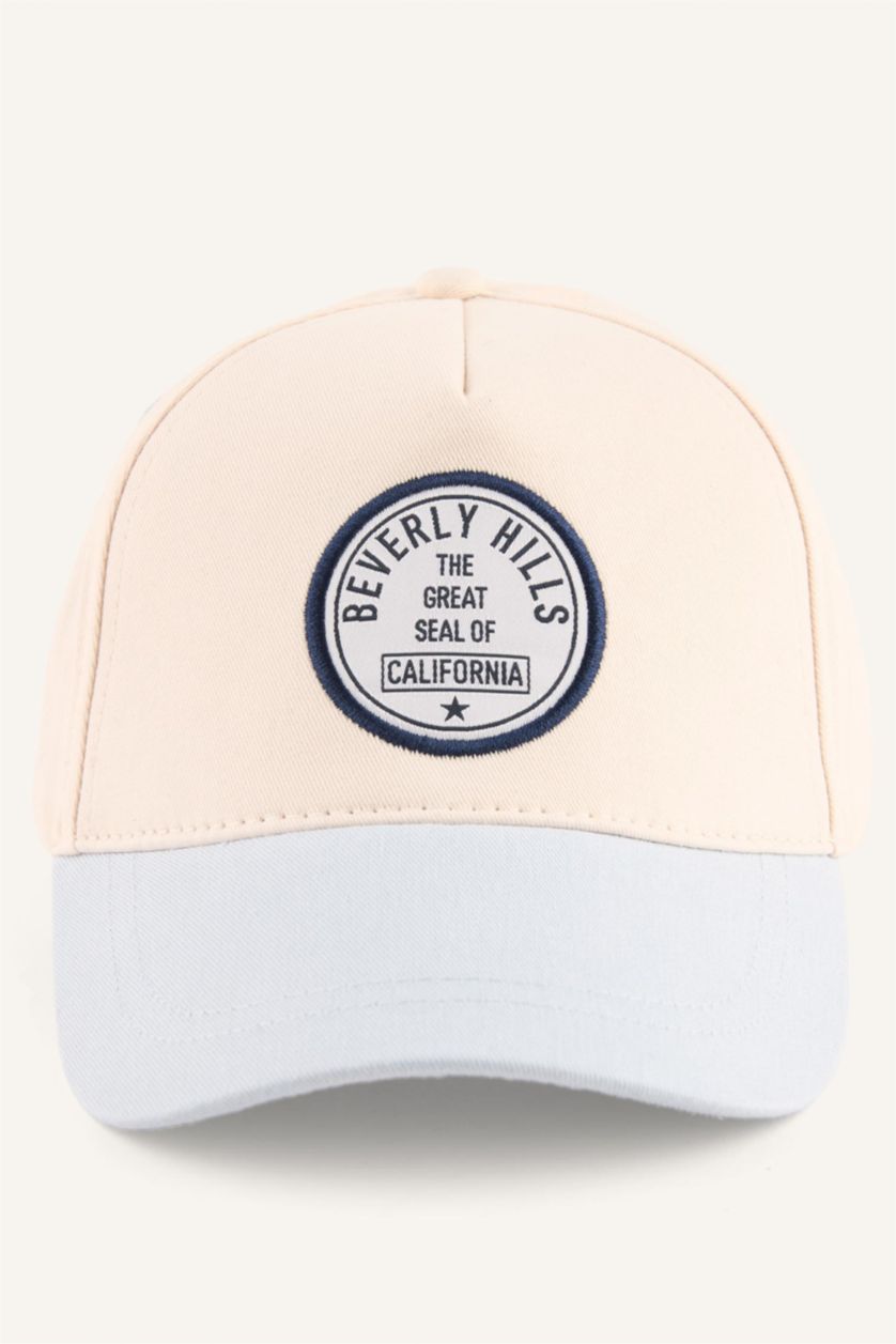 Erkek Mint Erkek Renk Bloklu Pamuklu Cap Şapka