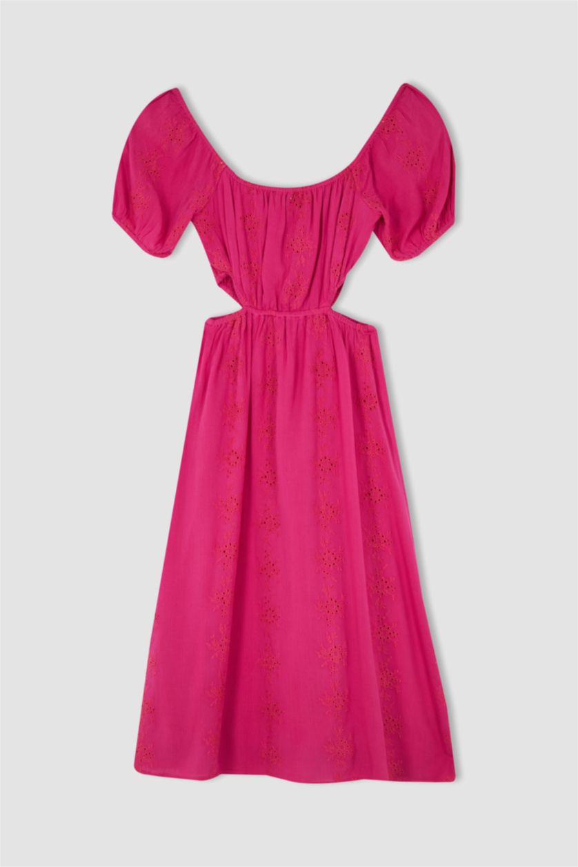 Kadın Açık Pembe Mıdı Elbise