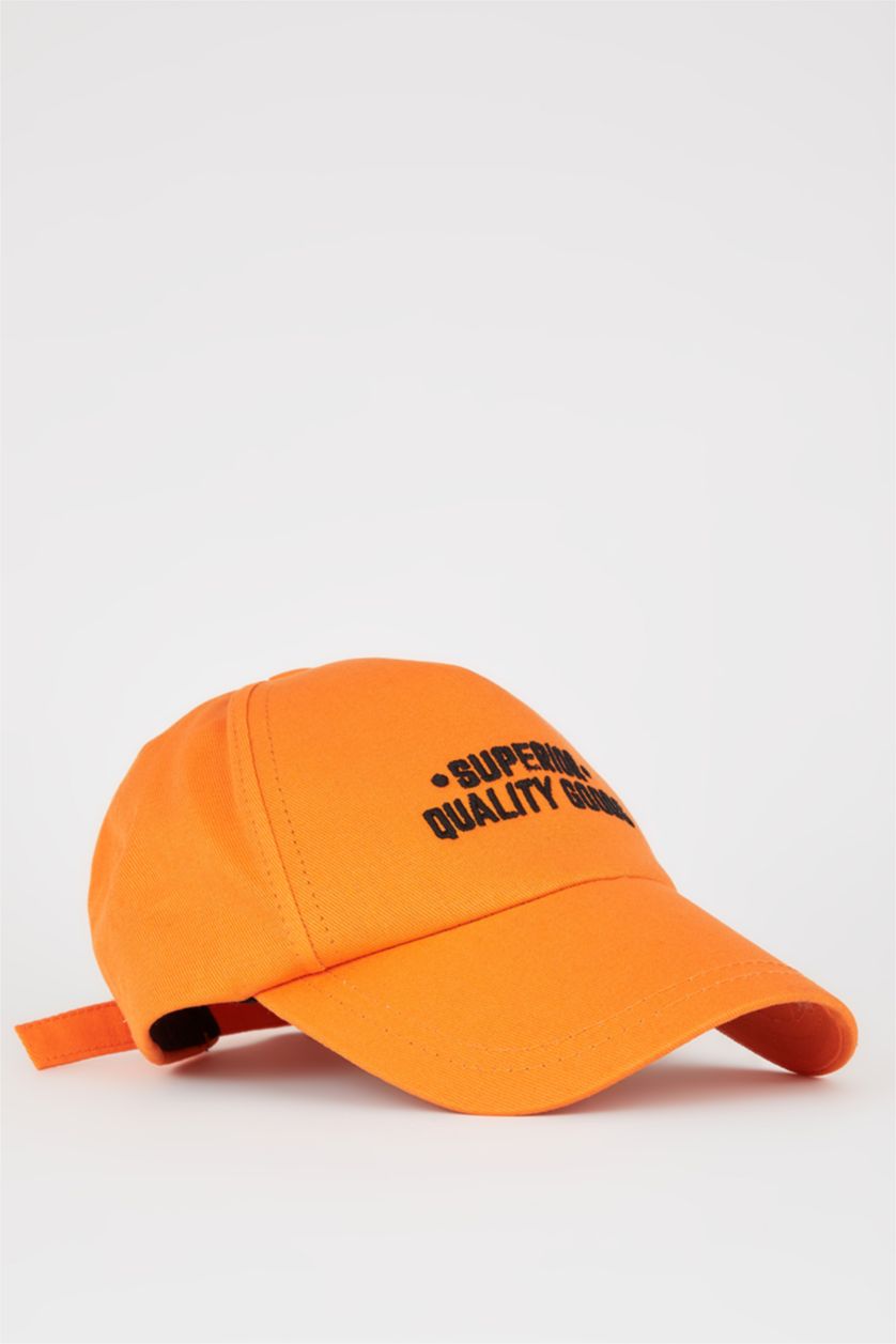 رجال برتقالي قبعة كاب بيسبول اولادي مطرز