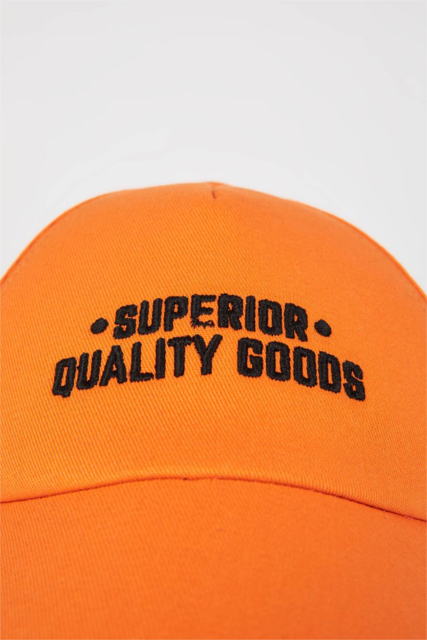 رجال برتقالي قبعة كاب بيسبول اولادي مطرز