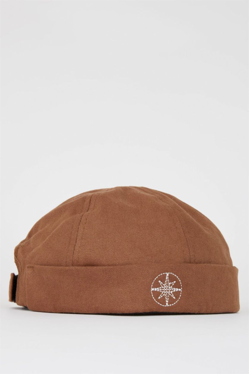 رجال بني قبعة قطن تطريز