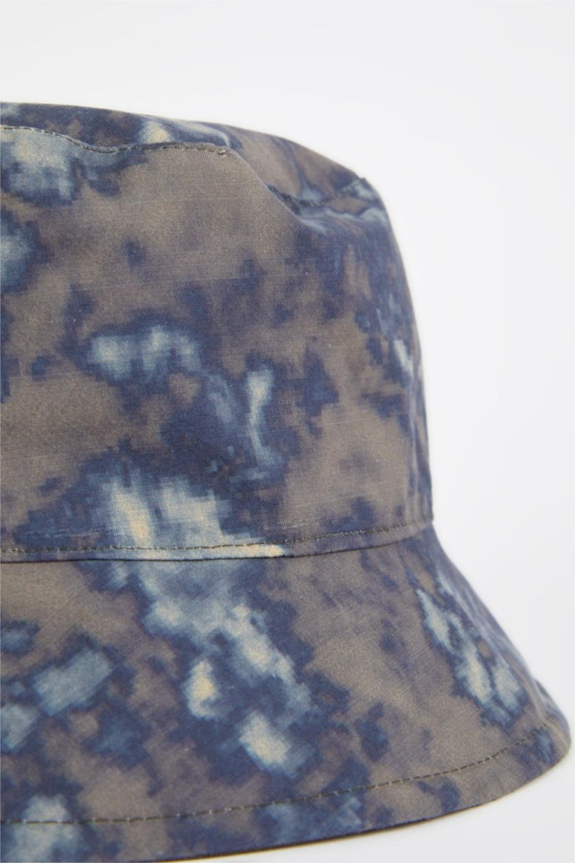 HOMME Vert Chapeau bob brodé pour homme