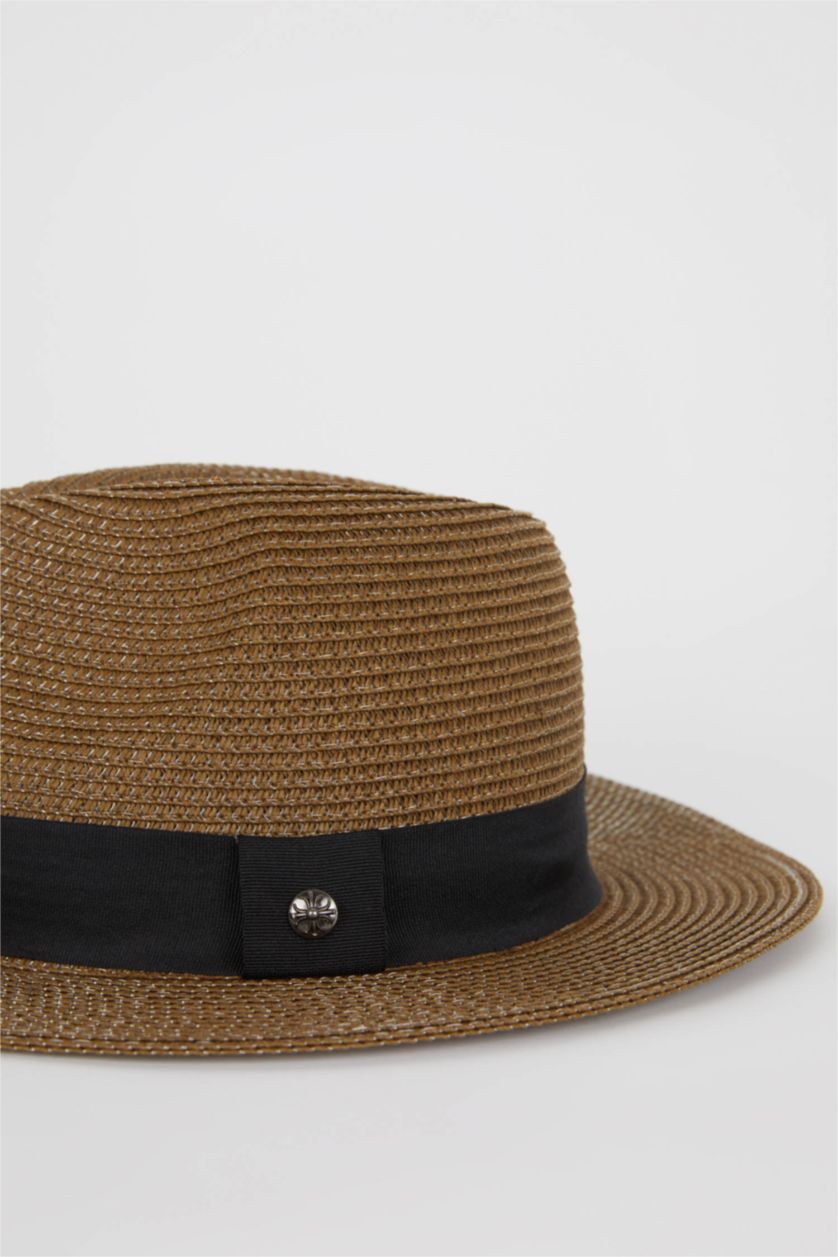 رجالي كاكي قبعة قش رجالي