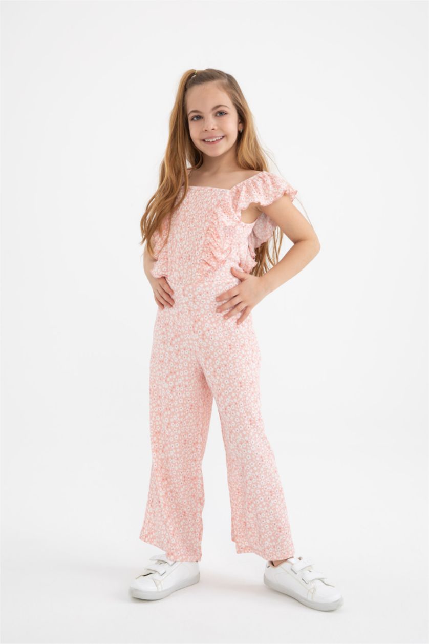 Kız Çocuk - Genç Kız Açık Pembe Tulum Kız Çocuk