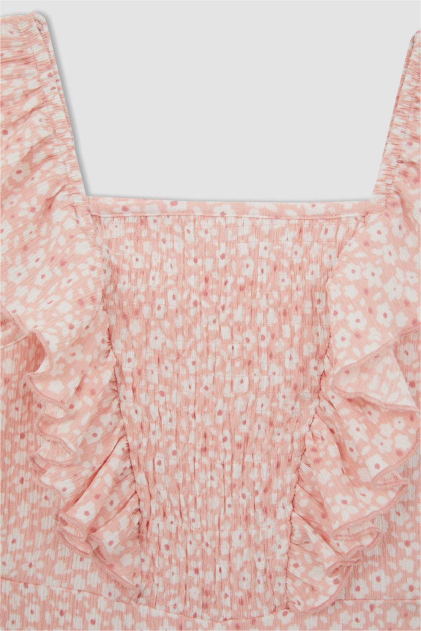 Kız Çocuk - Genç Kız Açık Pembe Tulum Kız Çocuk