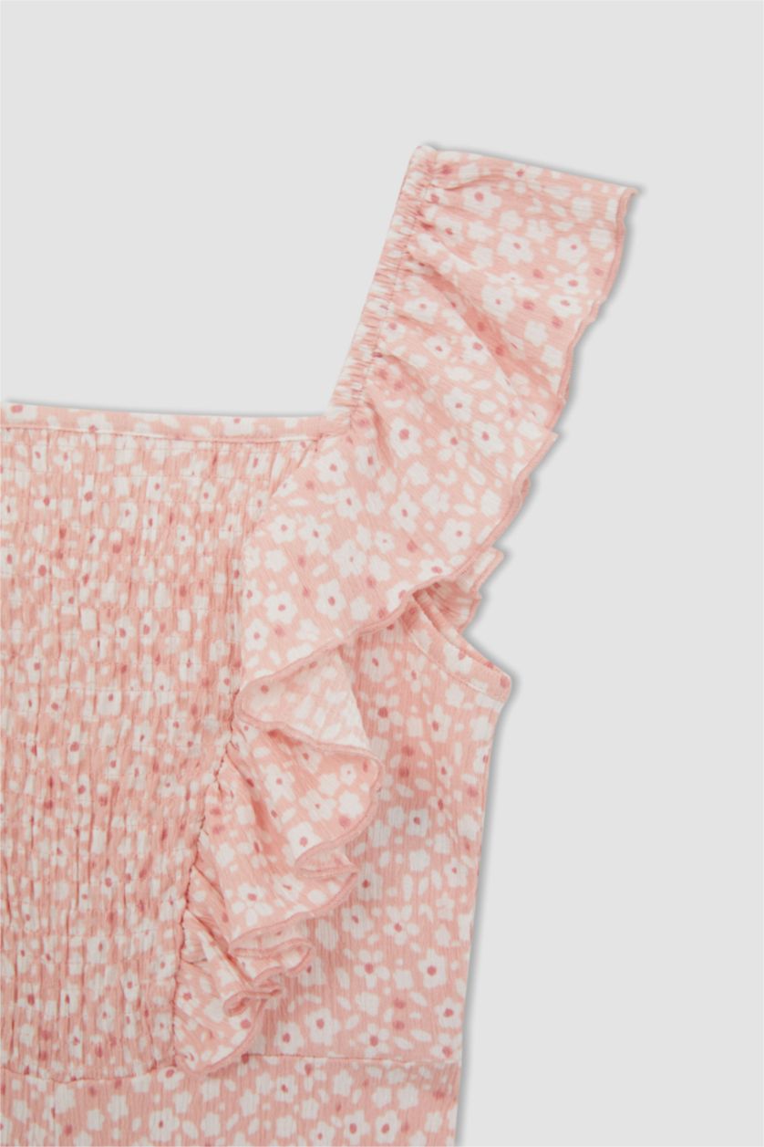 Kız Çocuk - Genç Kız Açık Pembe Tulum Kız Çocuk