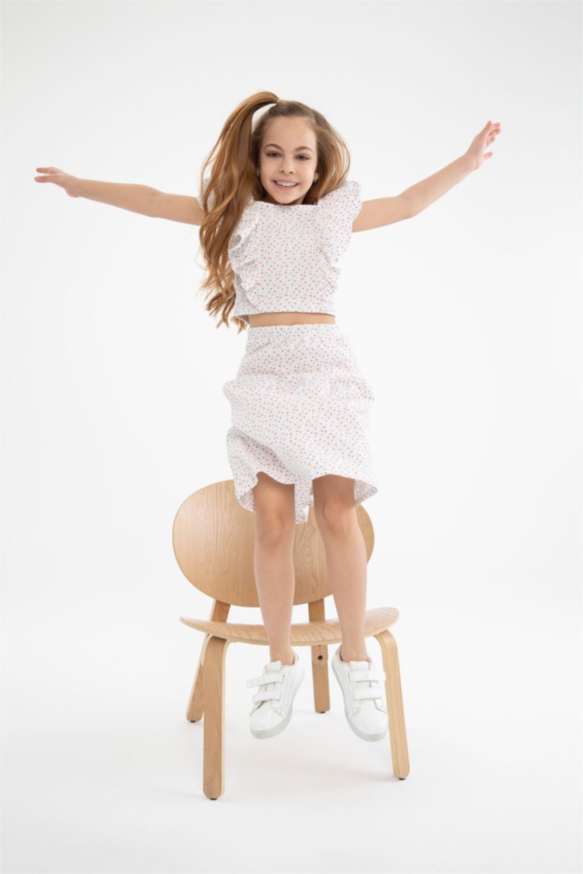 GIRLS & TEENS Sand Girl Patterned Short Sleeve 2-Pack Set