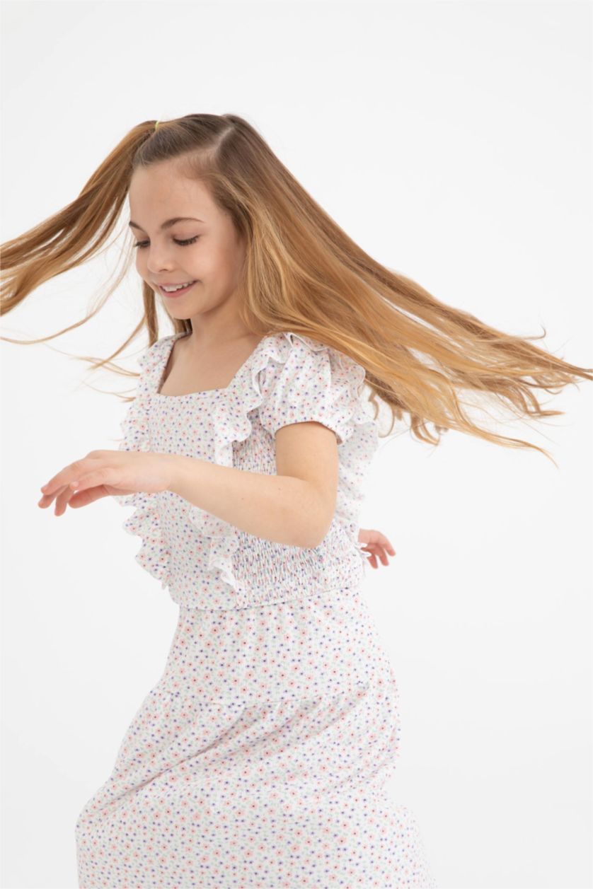 GIRLS & TEENS Sand Girl Patterned Short Sleeve 2-Pack Set