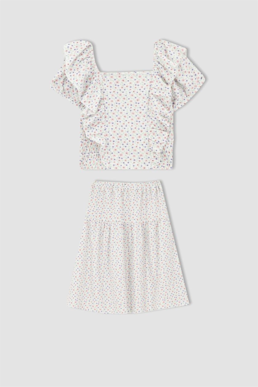 GIRLS & TEENS Sand Girl Patterned Short Sleeve 2-Pack Set