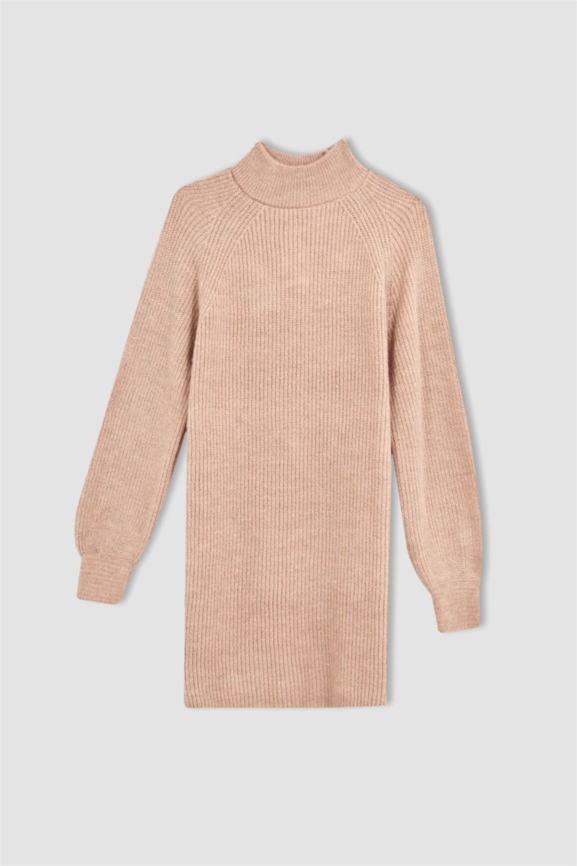 FEMME Rose Clair Tunique Coupe Régulière Col montant