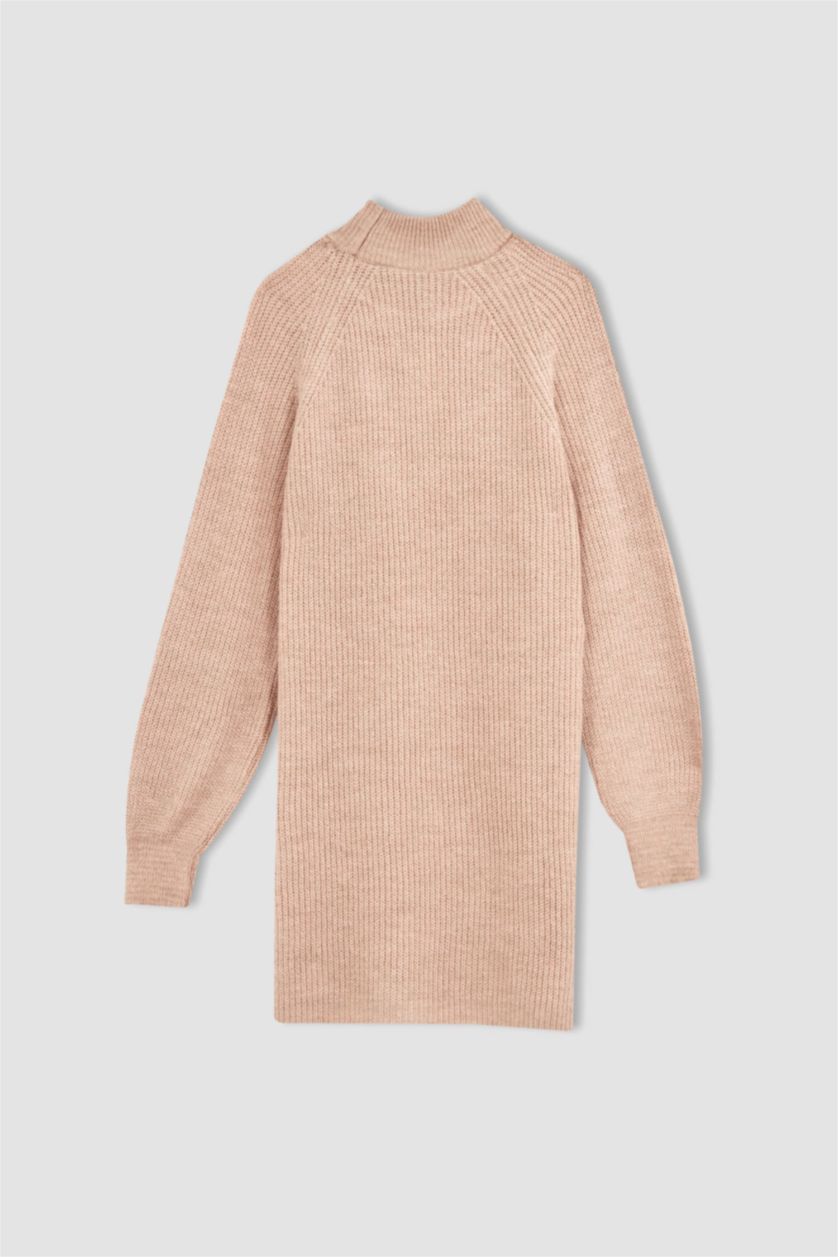 FEMME Rose Clair Tunique Coupe Régulière Col montant