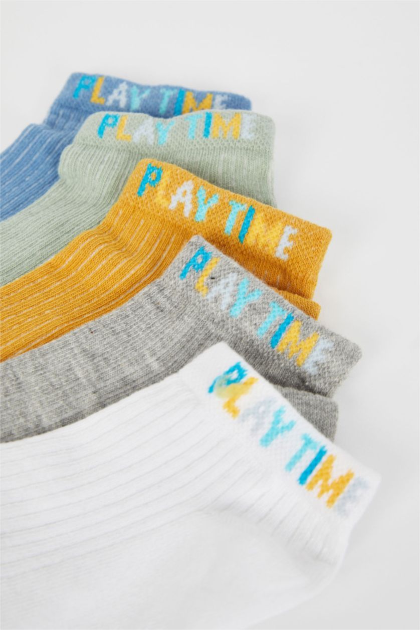 أولاد Karma جوارب ولادي قطن قصير - 5 أزواج