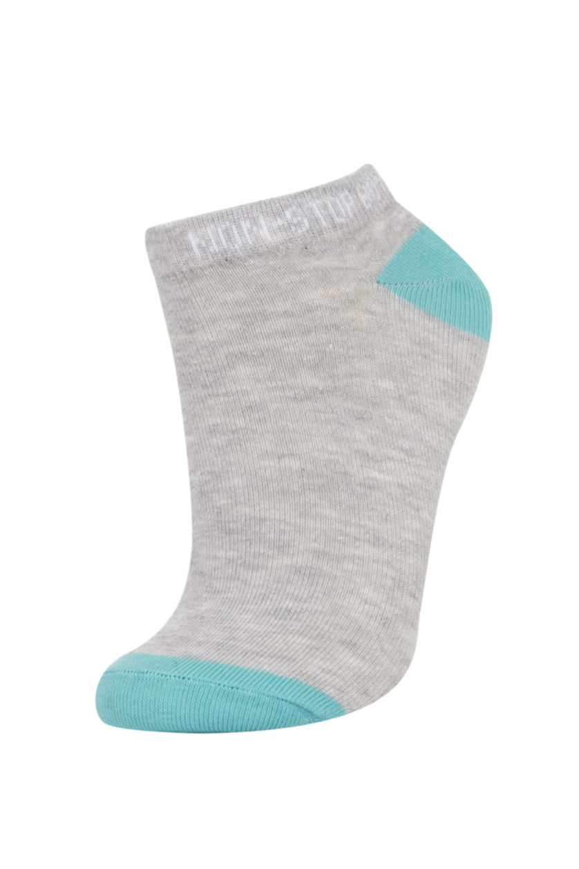 Erkek Çocuk - Genç Erkek Karma Erkek Çocuk Baskılı 7'li Pamuklu Patik Çorap