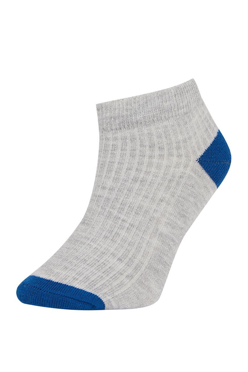 Boys & Teens Grey Boys Cotton 5 Pack Short Socks