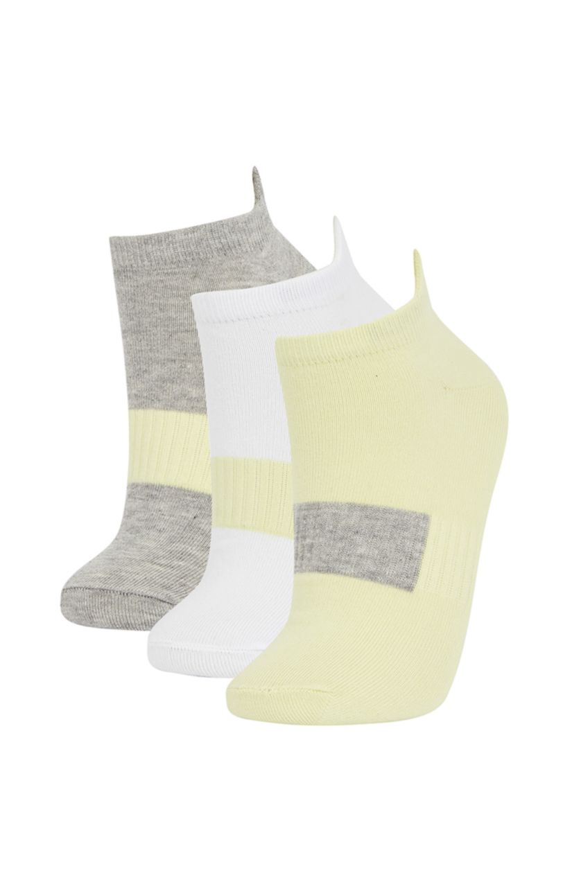 FEMME Karma Lot de 3 paires de chaussettes courtes en coton pour femme