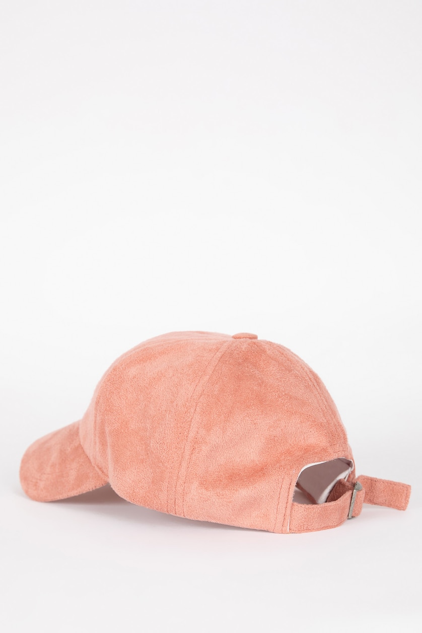 Women Pink Women Suede Cap Hat