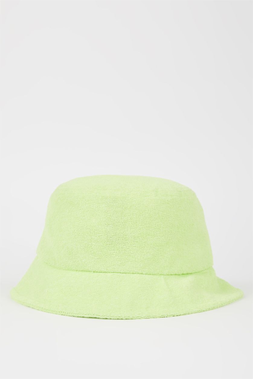 FEMME Vert Clair Bonnet en coton pour Femme
