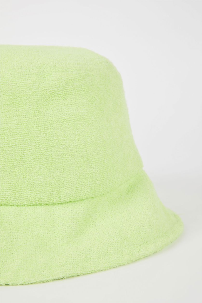 FEMME Vert Clair Bonnet en coton pour Femme