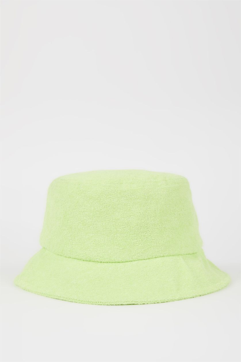 FEMME Vert Clair Bonnet en coton pour Femme