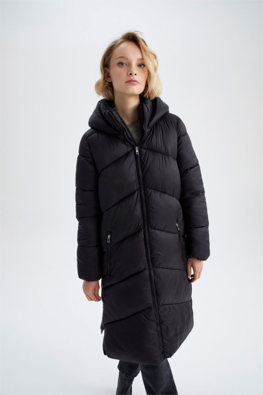 Kadın Siyah Parka