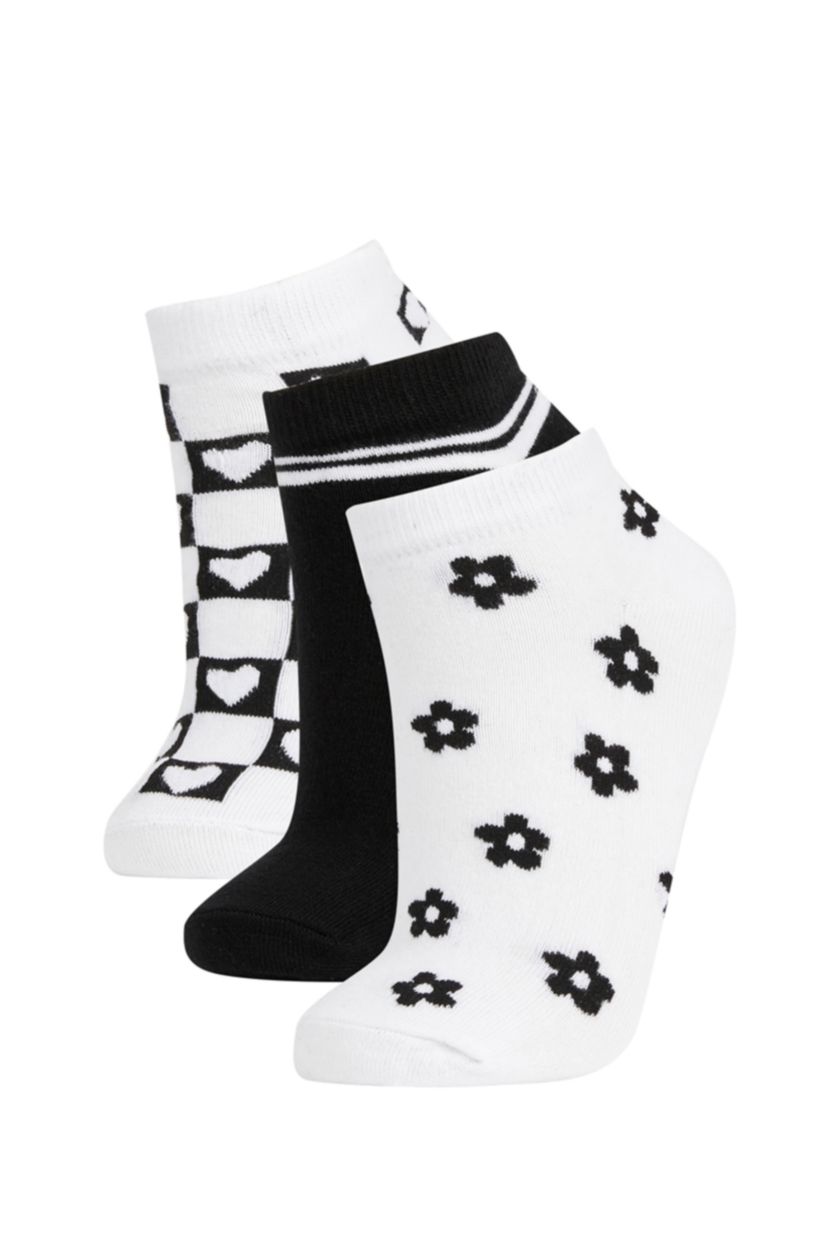 حريمي MIXED شرابات قصير حريمي قطن من 3 قطع