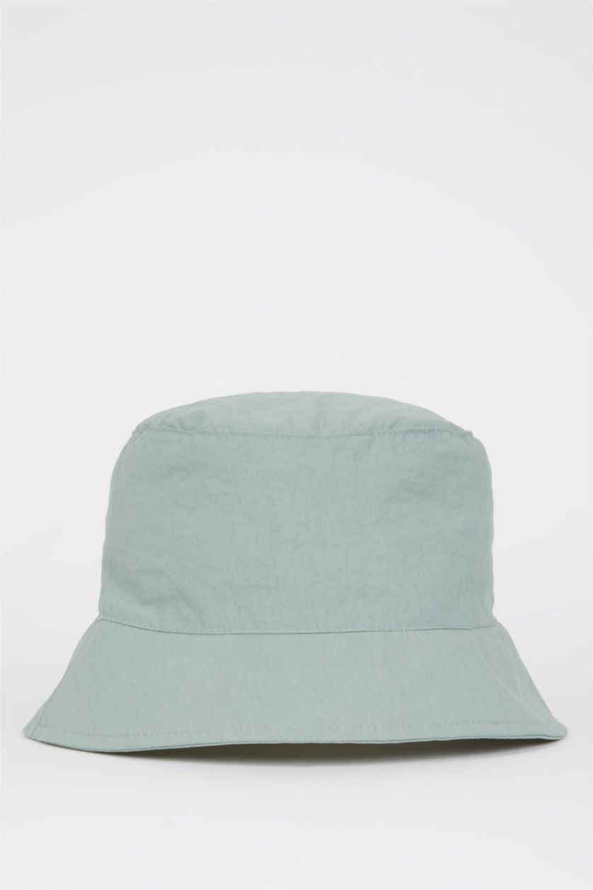 WOMAN Blue Women Cotton Bucket Hat