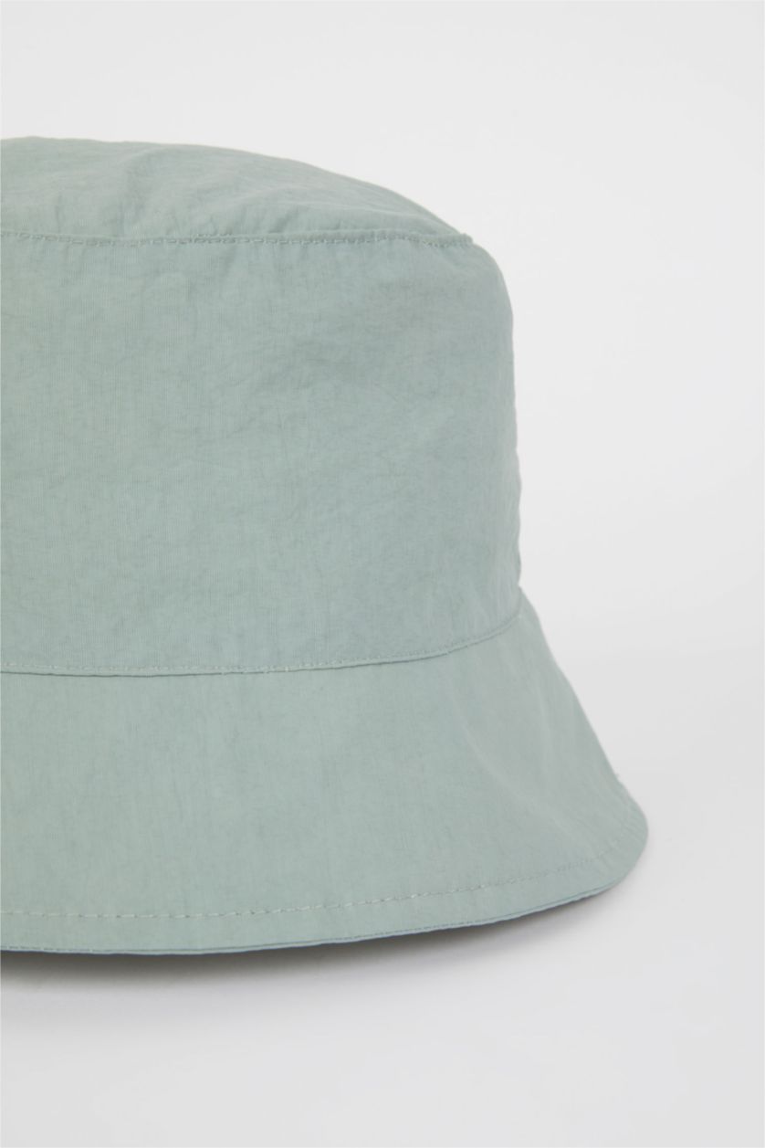 WOMAN Blue Women Cotton Bucket Hat