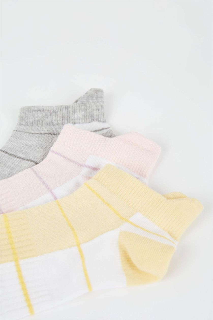 Kadın Karma Kadın 3'lü Pamuklu Spor Çorap