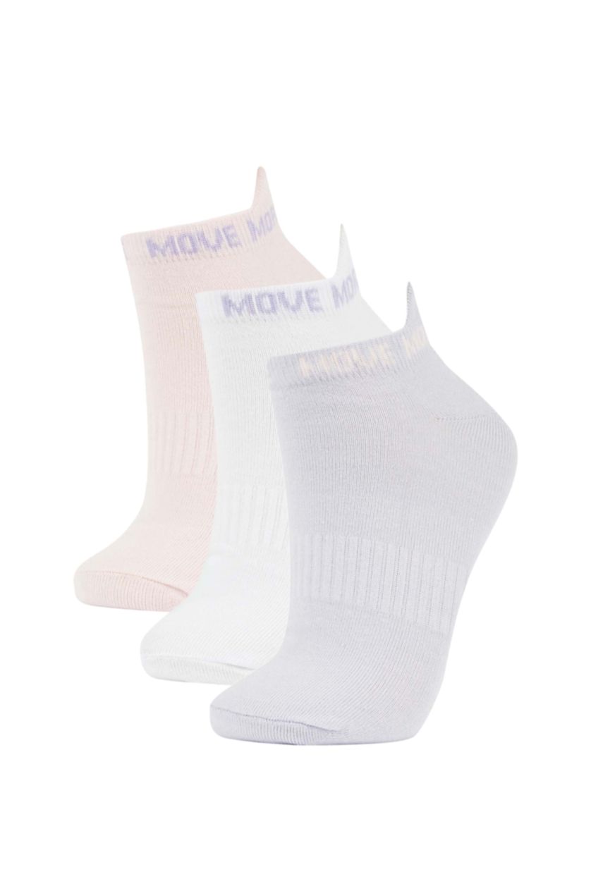 WOMAN MIXED 3 piece Cotton Short Socks