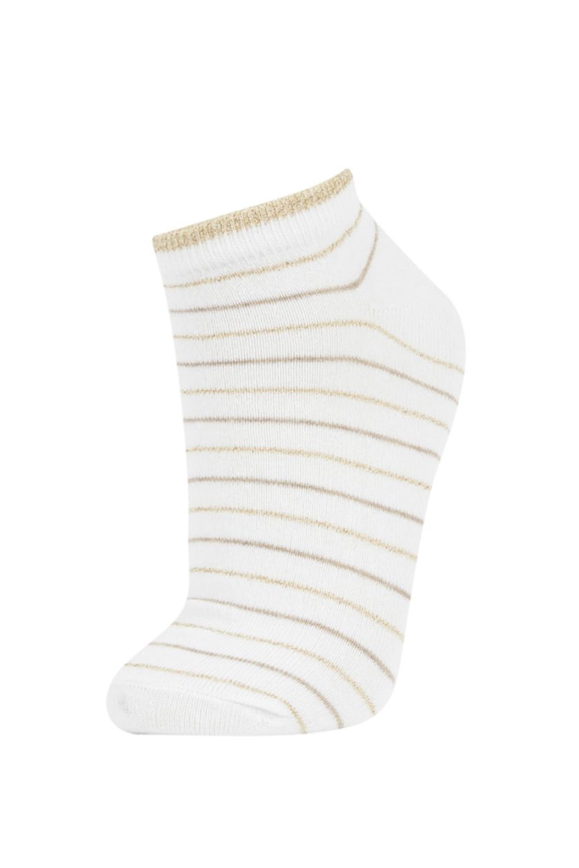 WOMAN Light Grey Women's Cotton 3 Pack Short Socks