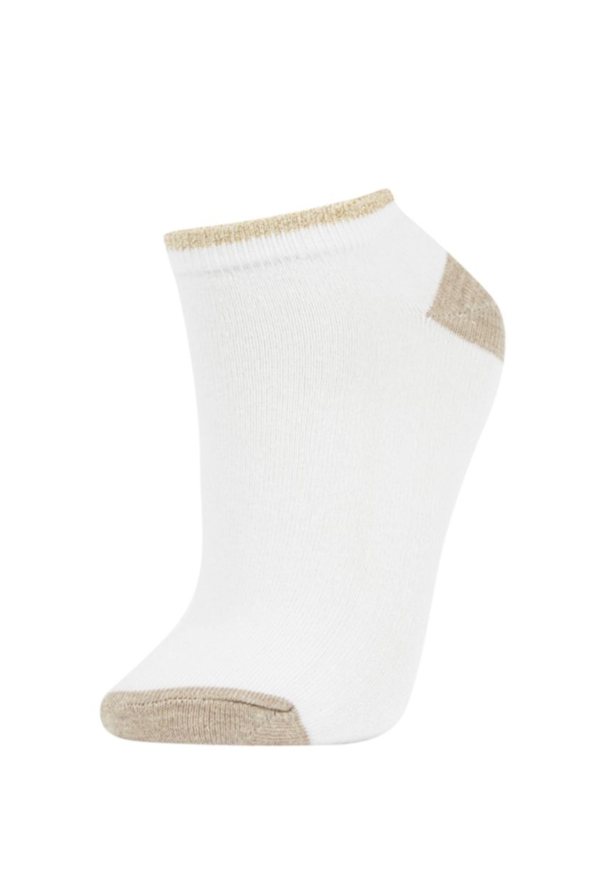 WOMAN Light Grey Women's Cotton 3 Pack Short Socks
