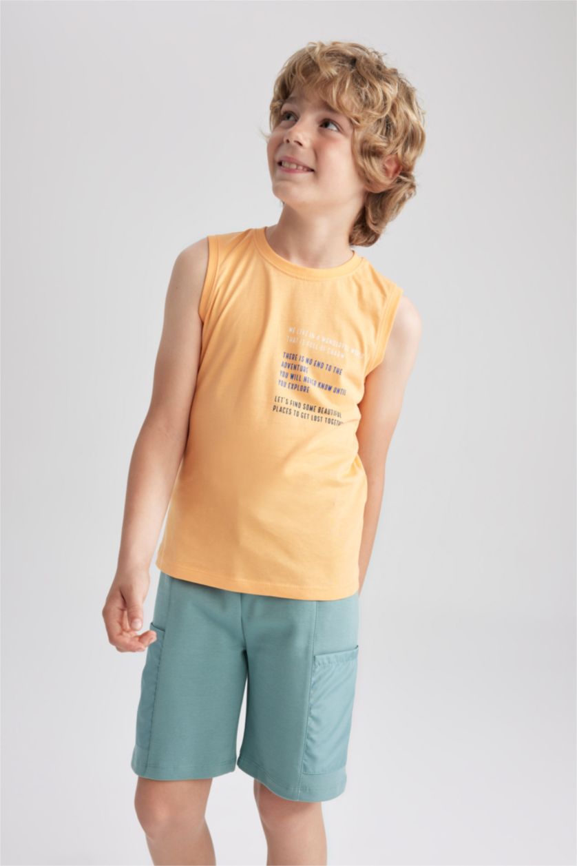 أولاد سيموني أندر شيرت ولادي قصة عادية بدون أكمام