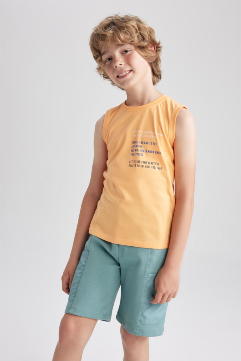 أولاد سيموني أندر شيرت ولادي قصة عادية بدون أكمام