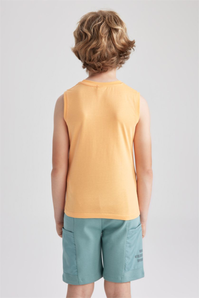 أولاد سيموني أندر شيرت ولادي قصة عادية بدون أكمام