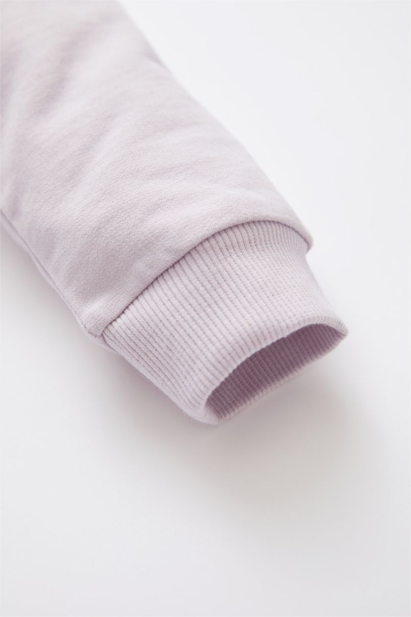 BABY GIRL Light Pink Daisy Duck Licenced Long Sleeve Mini Dress