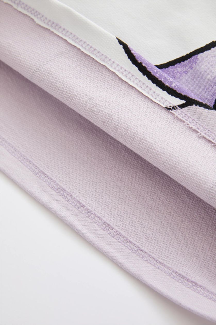 BABY GIRL Light Pink Daisy Duck Licenced Long Sleeve Mini Dress