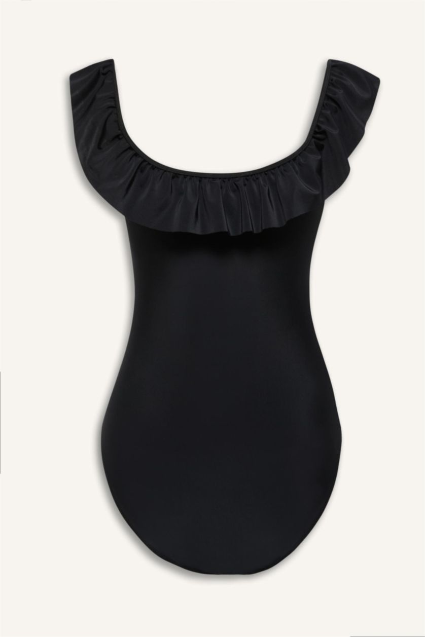 Kadın Siyah Regular Fit Mayo