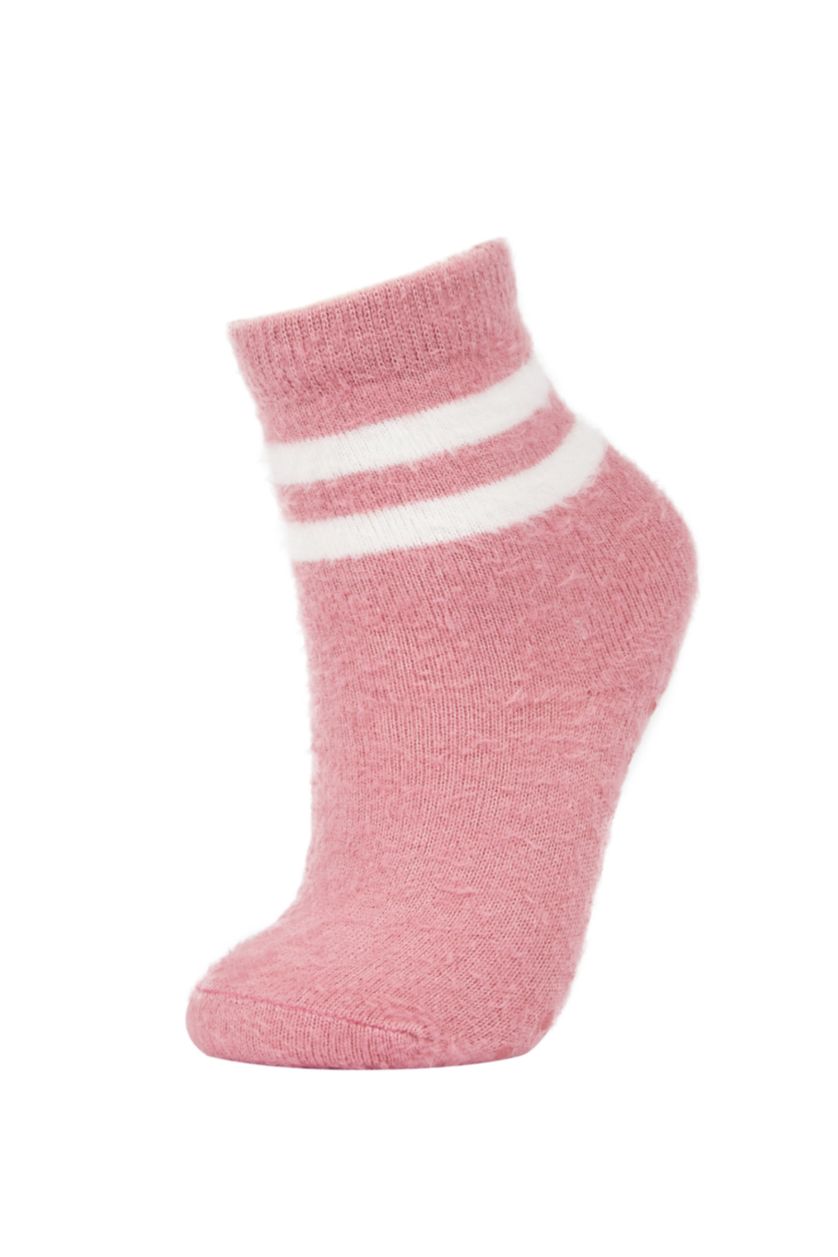 GIRLS & TEENS Pink Girls' Cotton 2-Pack Long Socks